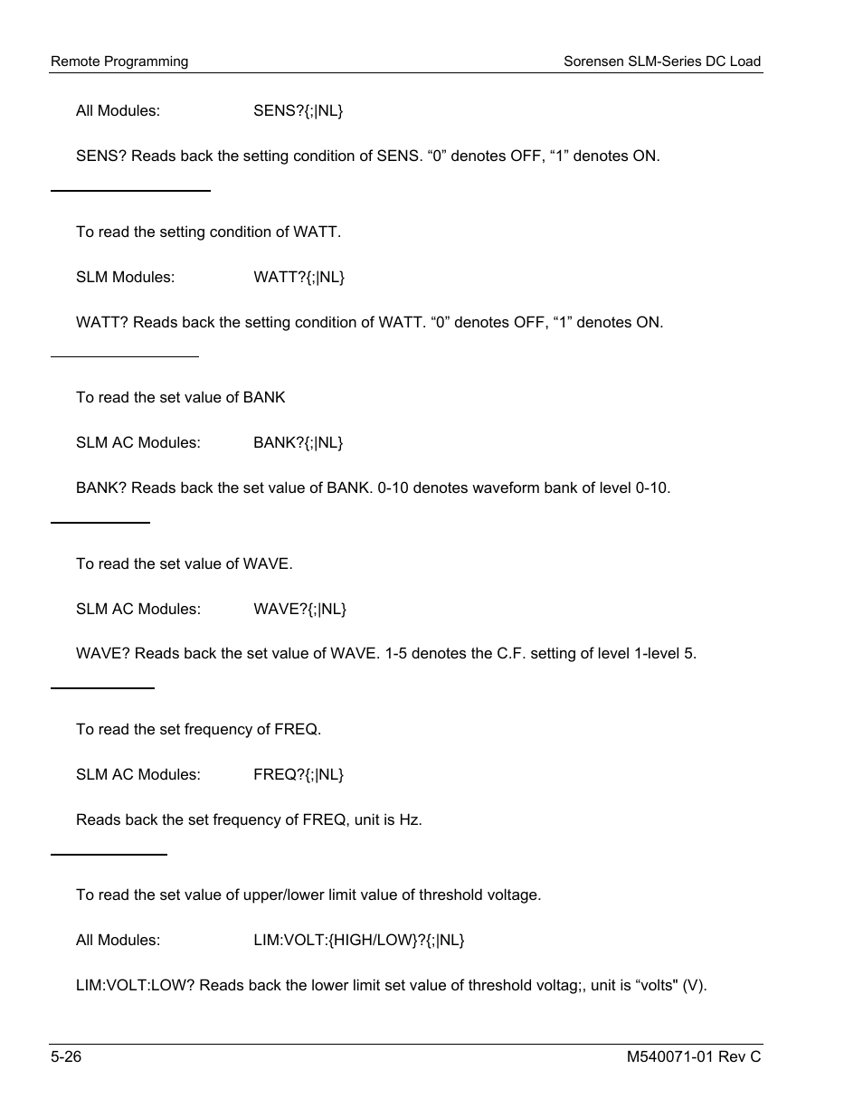 AMETEK SLM Series RevC User Manual | Page 82 / 85