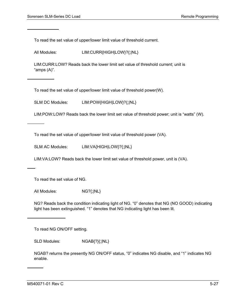 AMETEK SLM Series RevC User Manual | Page 83 / 85