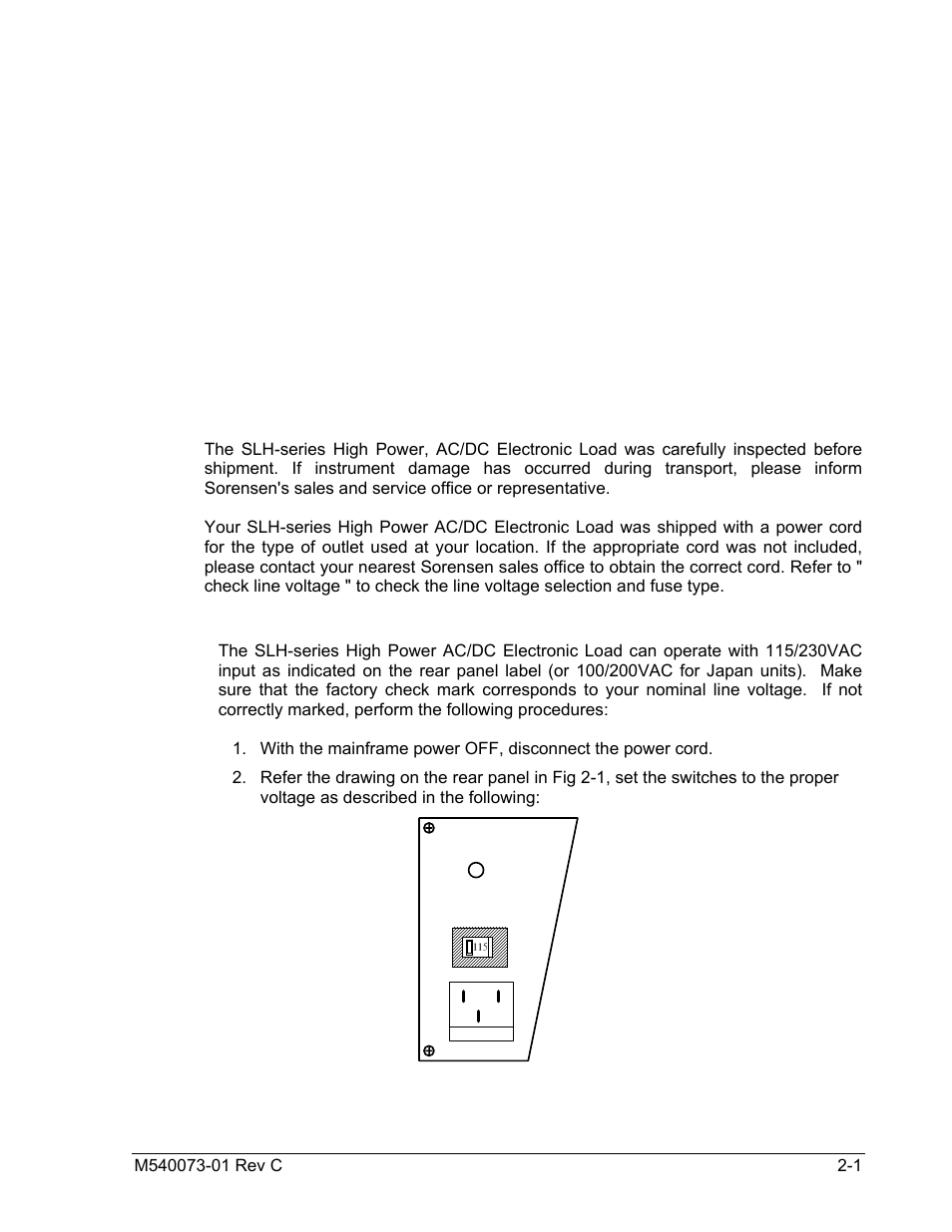 Installation and maintenance | AMETEK SLH Series RevB User Manual | Page 21 / 81