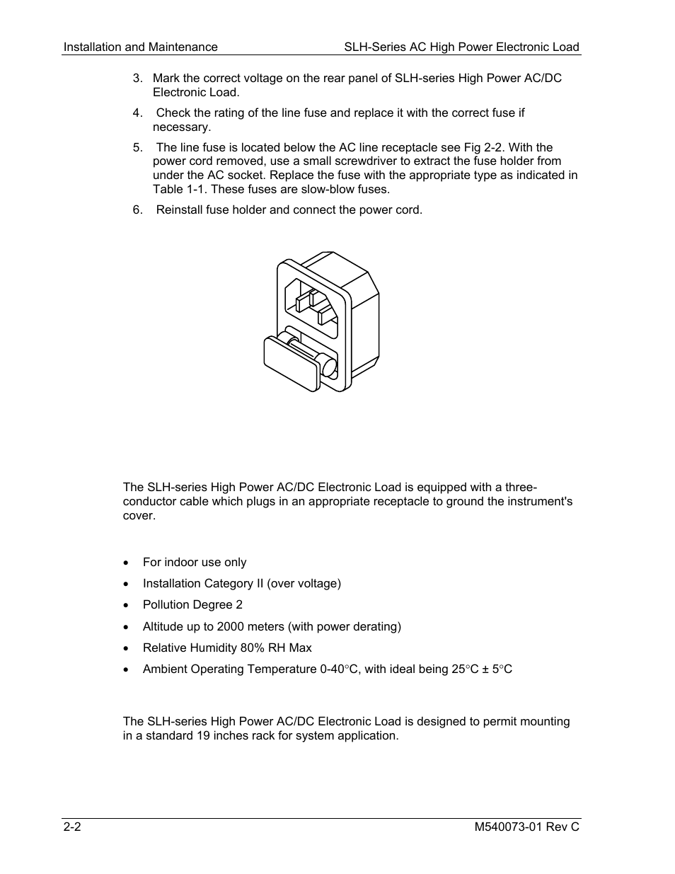 AMETEK SLH Series RevB User Manual | Page 22 / 81