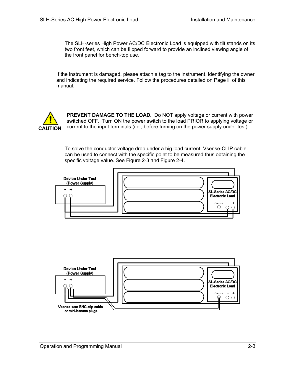 2 connections | AMETEK SLH Series RevB User Manual | Page 23 / 81