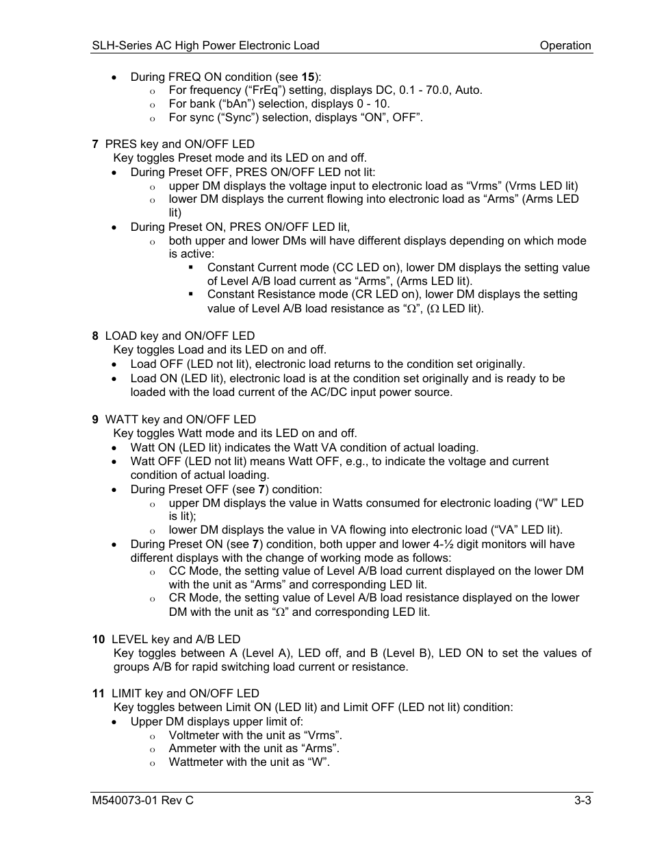 AMETEK SLH Series RevB User Manual | Page 29 / 81