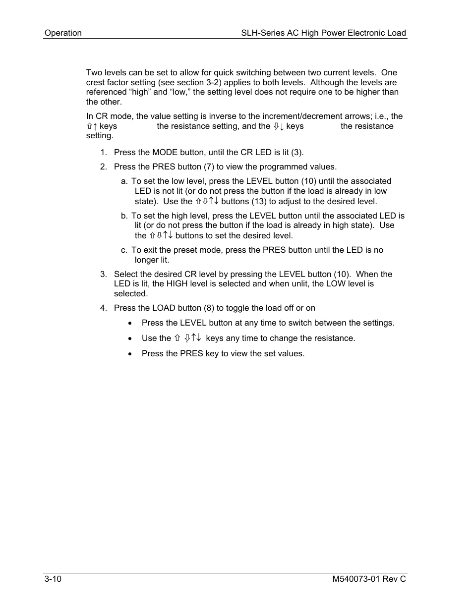 AMETEK SLH Series RevB User Manual | Page 36 / 81