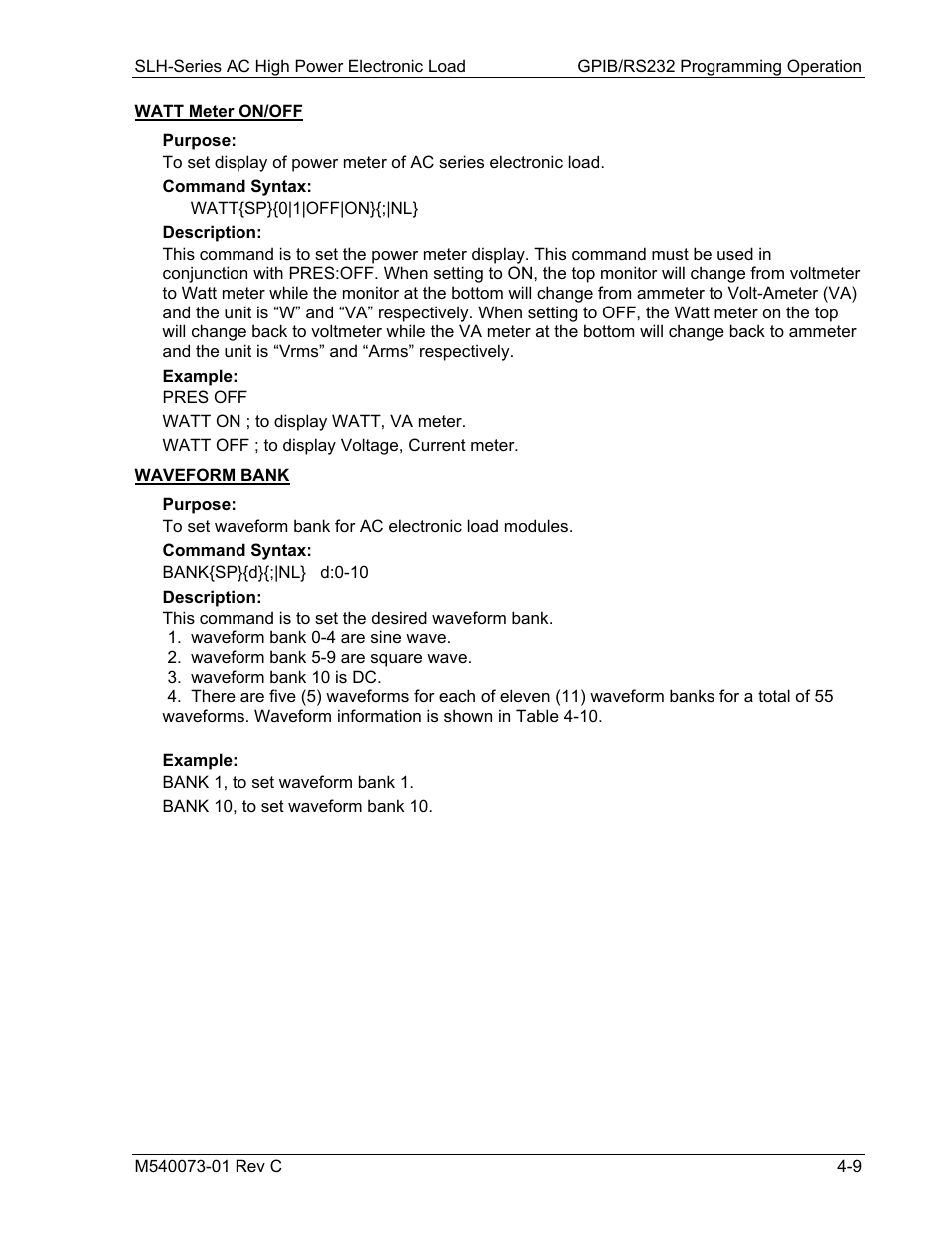 AMETEK SLH Series RevB User Manual | Page 51 / 81