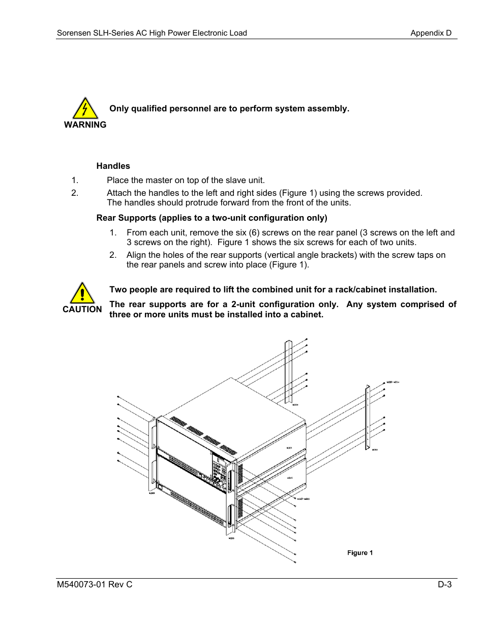 D.3 master and slave system connection | AMETEK SLH Series RevB User Manual | Page 73 / 81