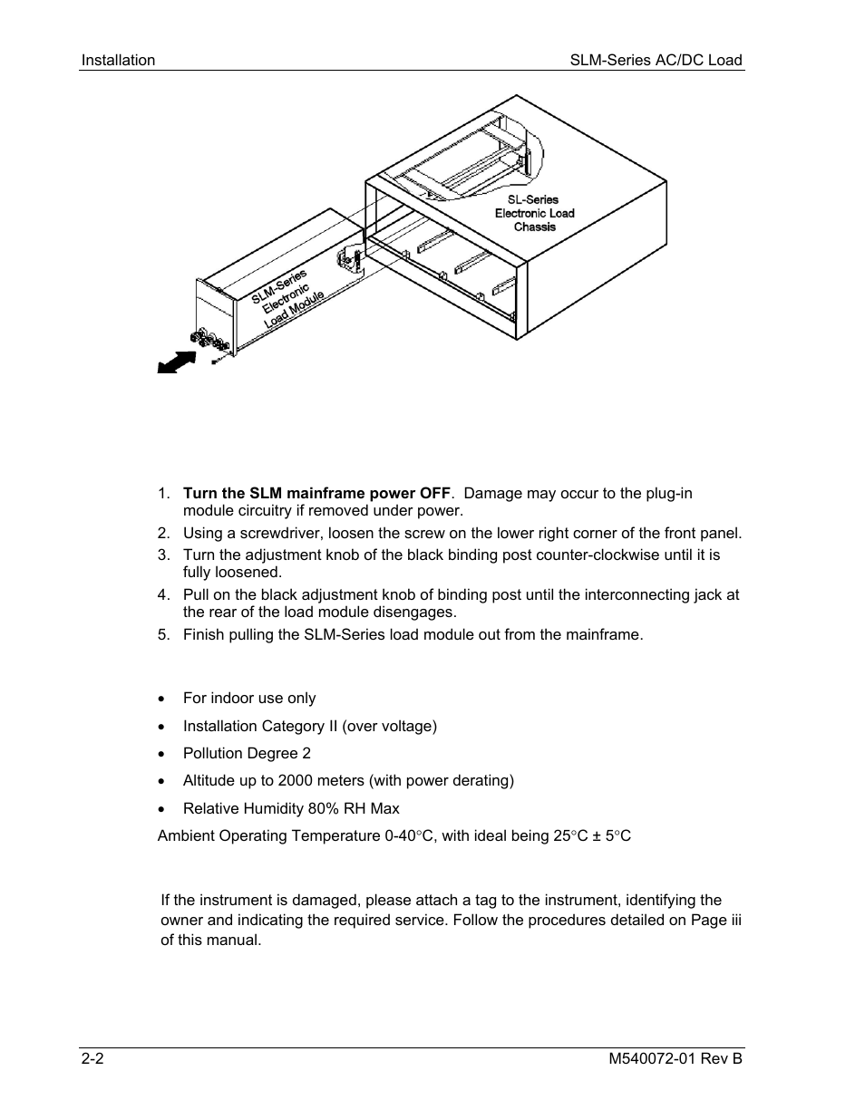 AMETEK SLM Series Rev B User Manual | Page 24 / 87