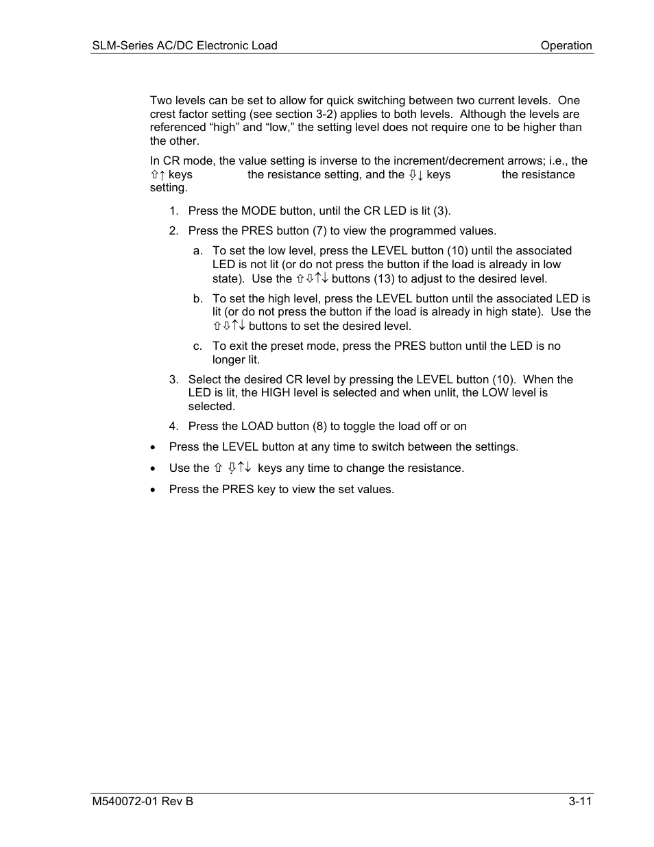 AMETEK SLM Series Rev B User Manual | Page 37 / 87