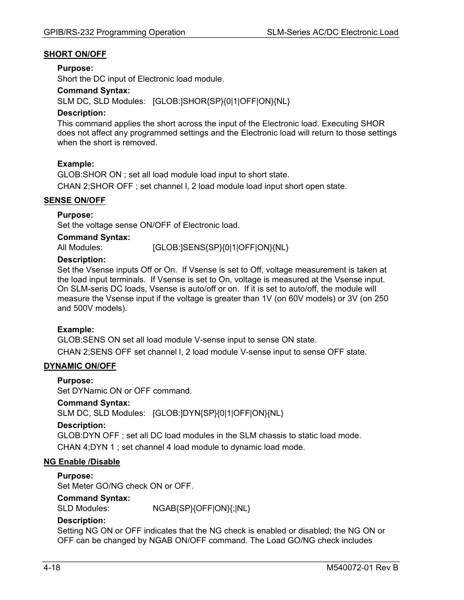 AMETEK SLM Series Rev B User Manual | Page 60 / 87