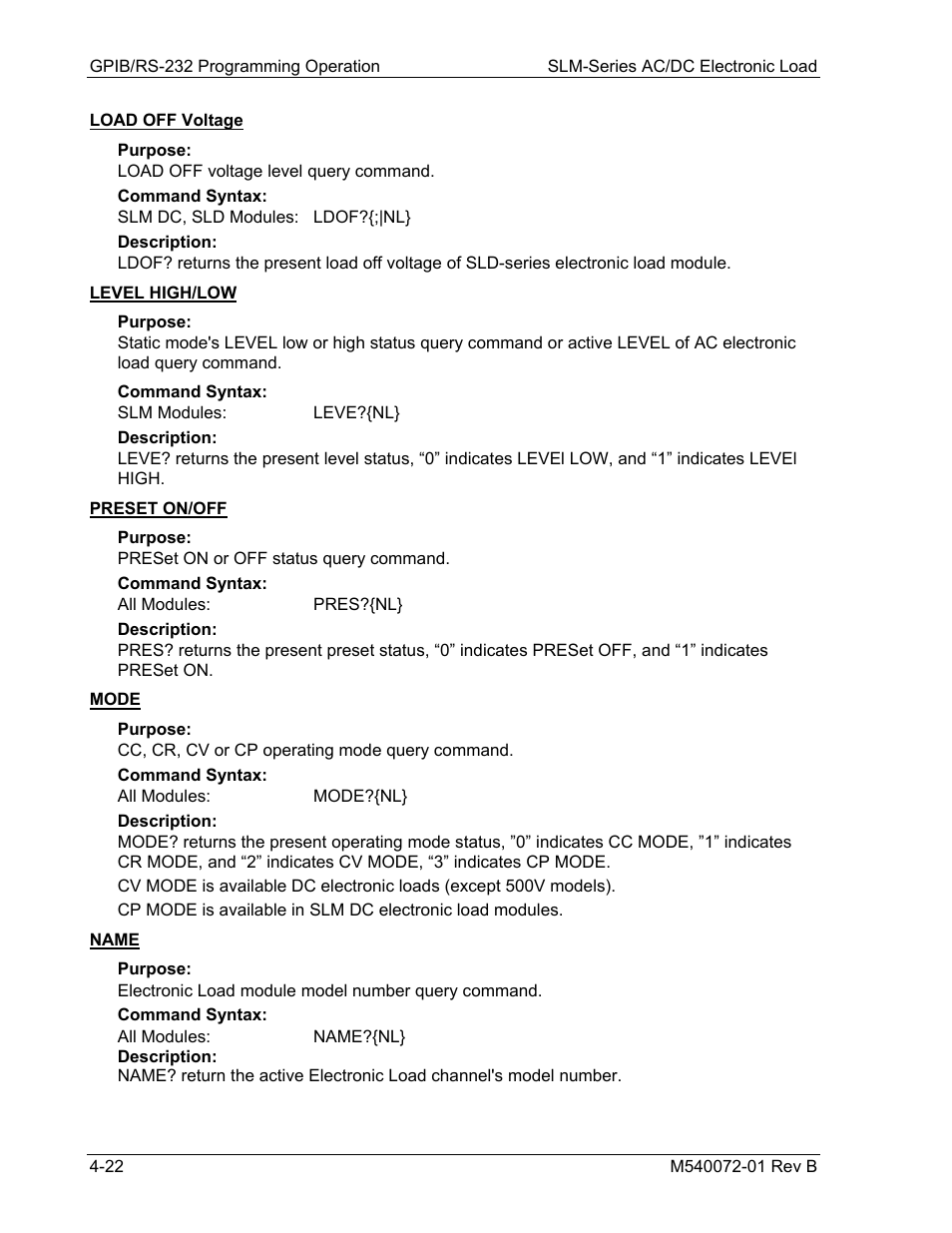 AMETEK SLM Series Rev B User Manual | Page 64 / 87