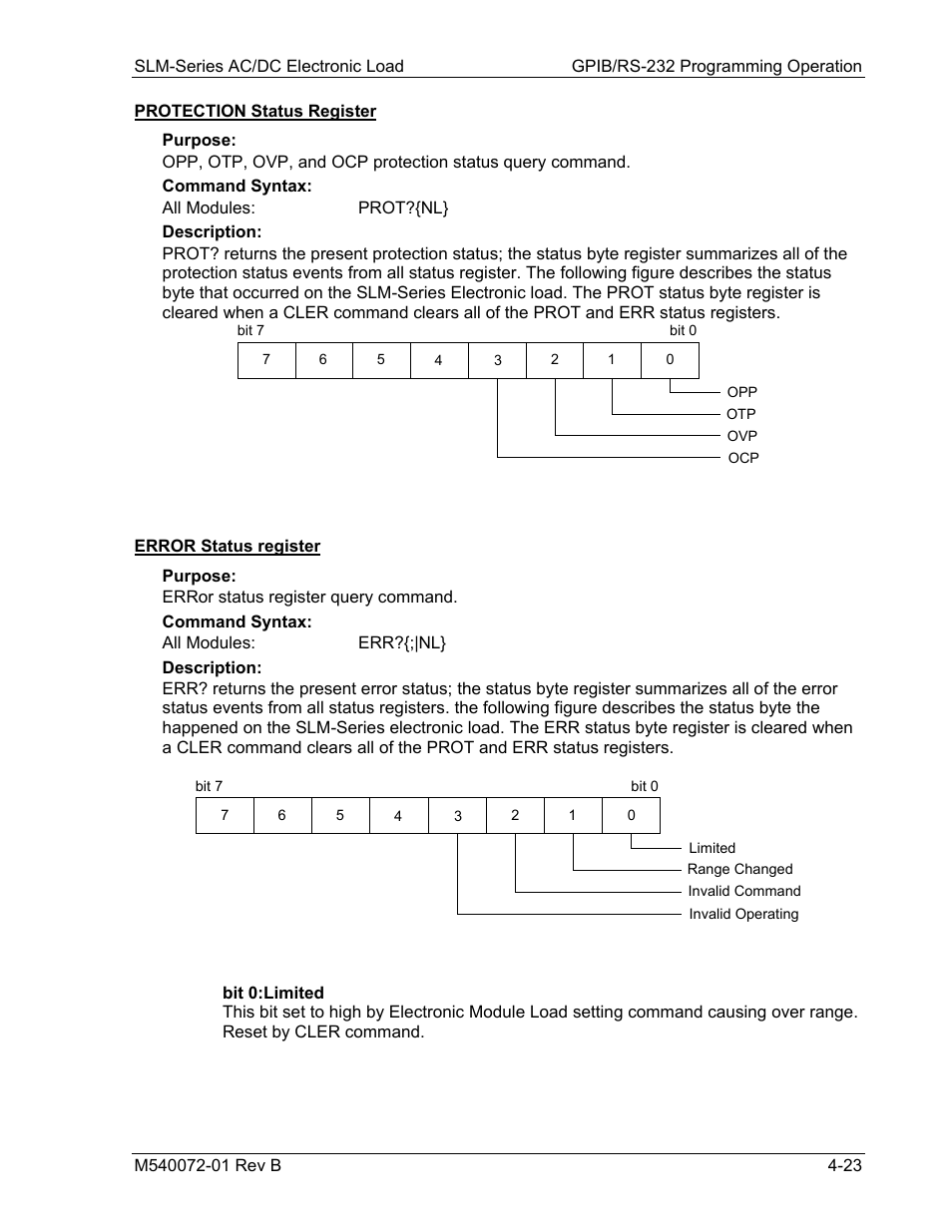 AMETEK SLM Series Rev B User Manual | Page 65 / 87