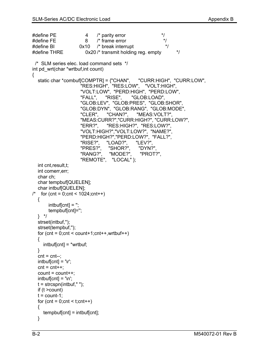 AMETEK SLM Series Rev B User Manual | Page 78 / 87