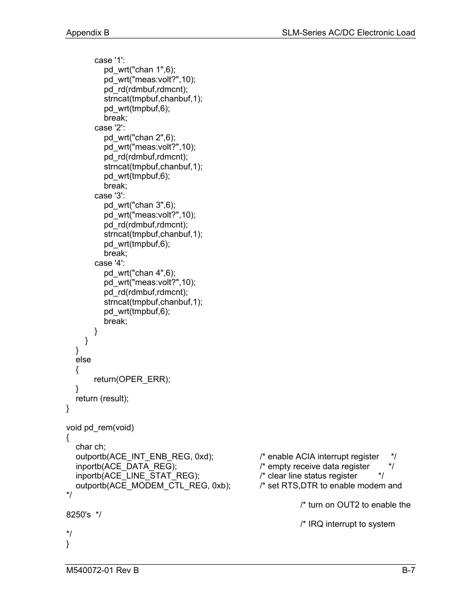 AMETEK SLM Series Rev B User Manual | Page 83 / 87