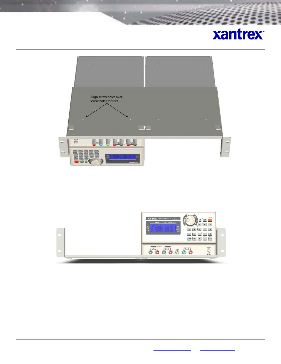 Xbt rackmount installation | AMETEK XBT Series Installation User Manual | Page 2 / 6