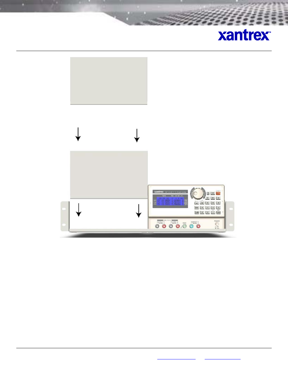 Xbt rackmount installation | AMETEK XBT Series Installation User Manual | Page 3 / 6