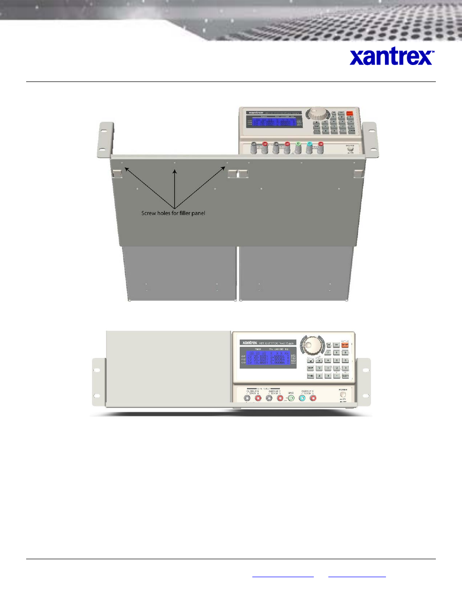 Xbt rackmount installation | AMETEK XBT Series Installation User Manual | Page 4 / 6