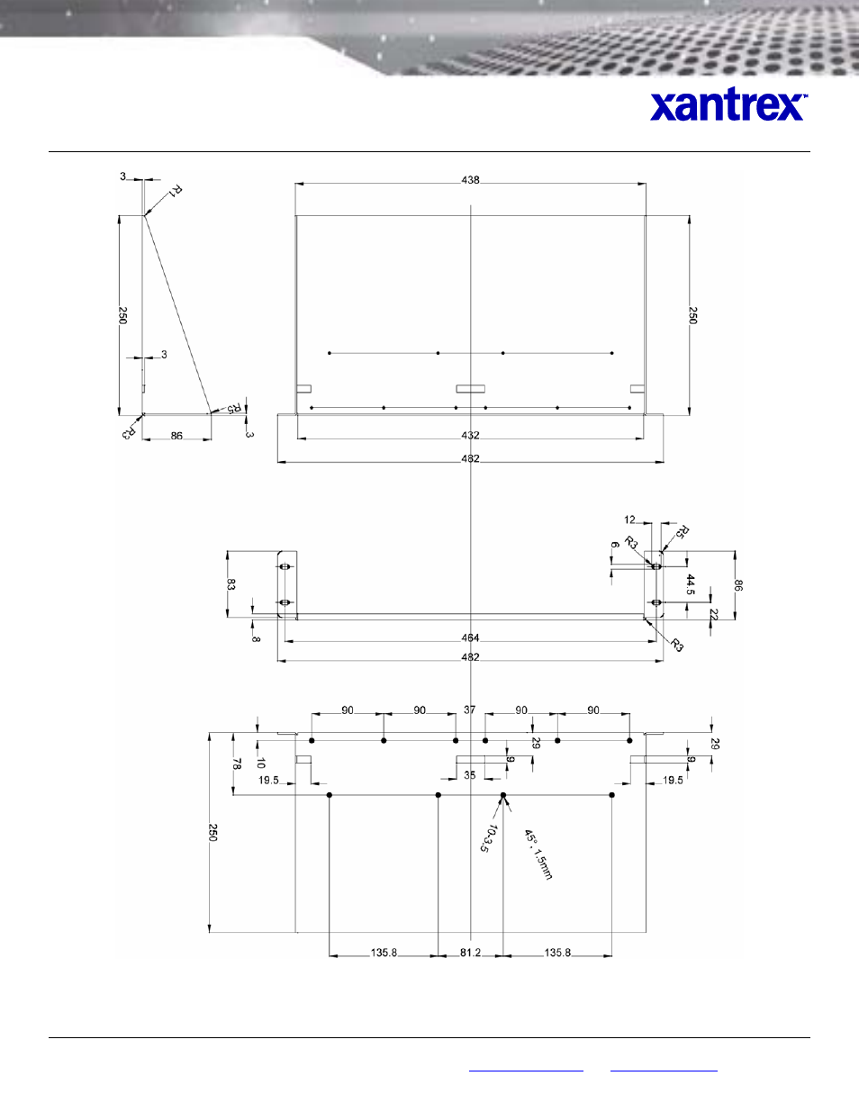 Xbt rackmount installation | AMETEK XBT Series Installation User Manual | Page 6 / 6