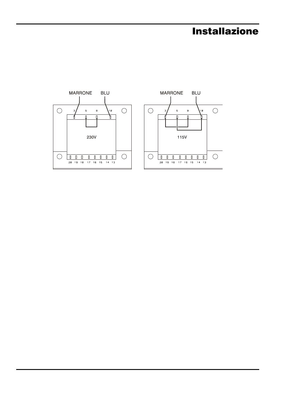 Installazione, Fusibile | AMETEK XDL Series II User Manual | Page 115 / 185