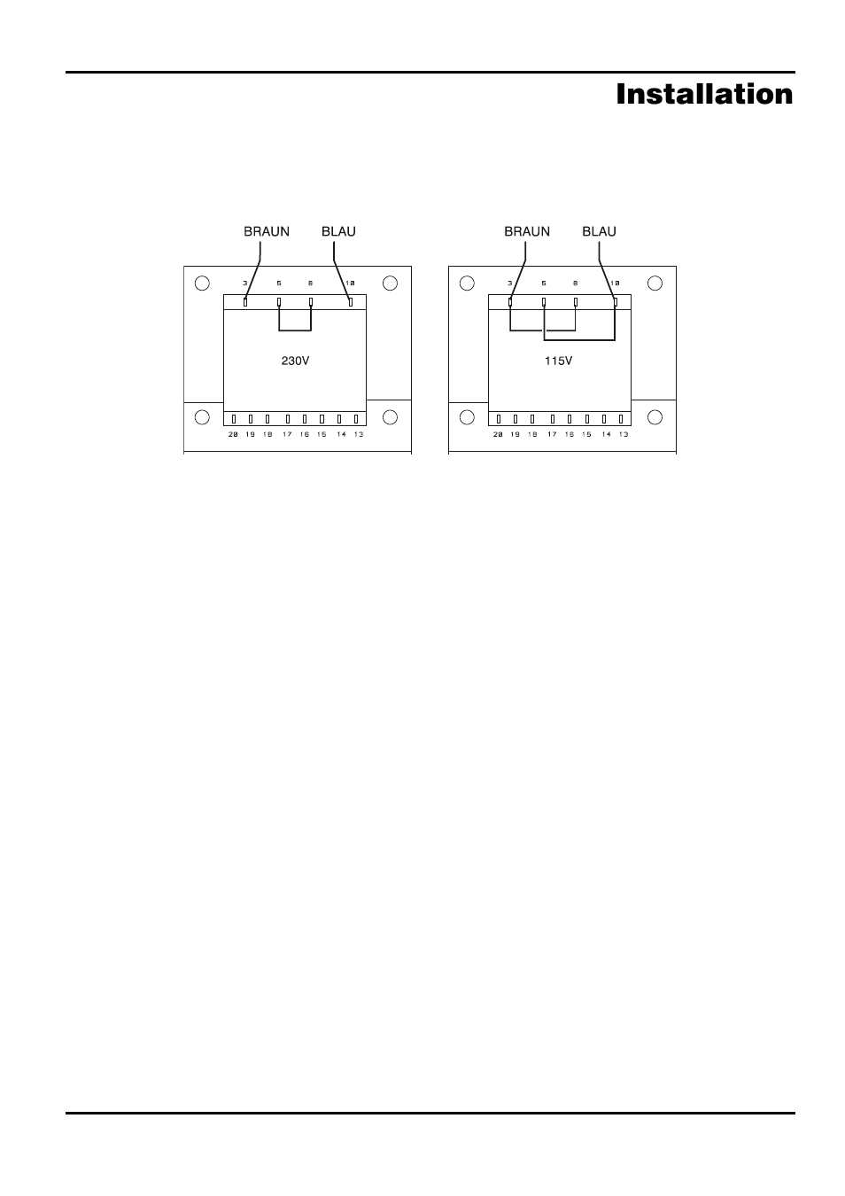 Sicherung, Installation | AMETEK XDL Series II User Manual | Page 80 / 185