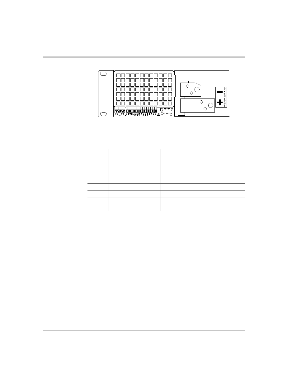 Figure 2-11 j10 sense connector –22, Table 2-5 | AMETEK XFR 2800 Watt Series User Manual | Page 50 / 102