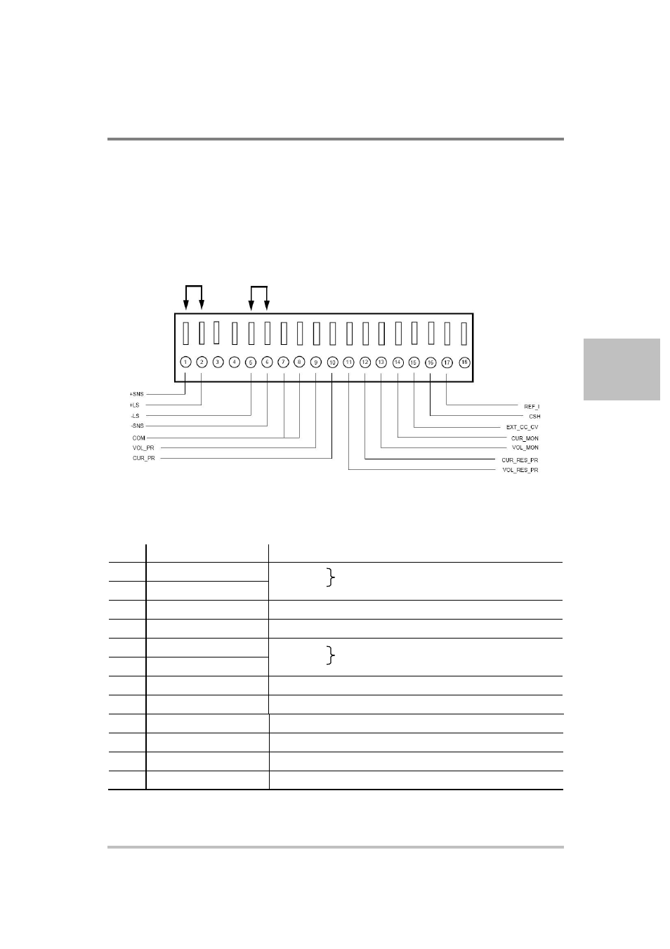Analog programming (apg) connector j1 | AMETEK XG Family Programmable DC User Manual | Page 105 / 399