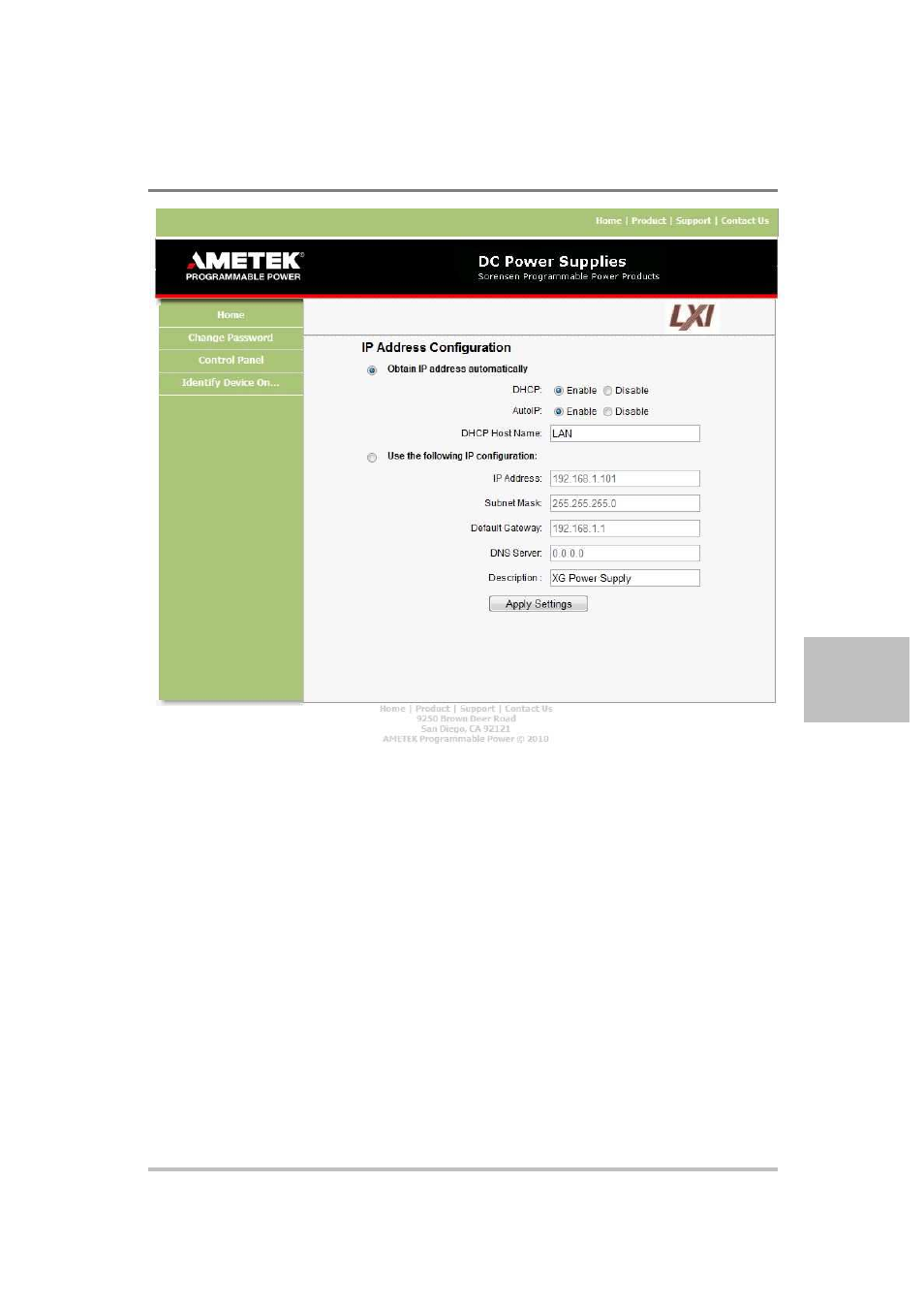 AMETEK XG Family Programmable DC User Manual | Page 237 / 399