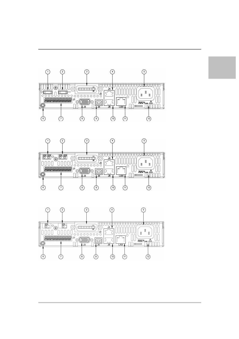 Rear panel connectors on 850 watt models | AMETEK XG Family Programmable DC User Manual | Page 27 / 399