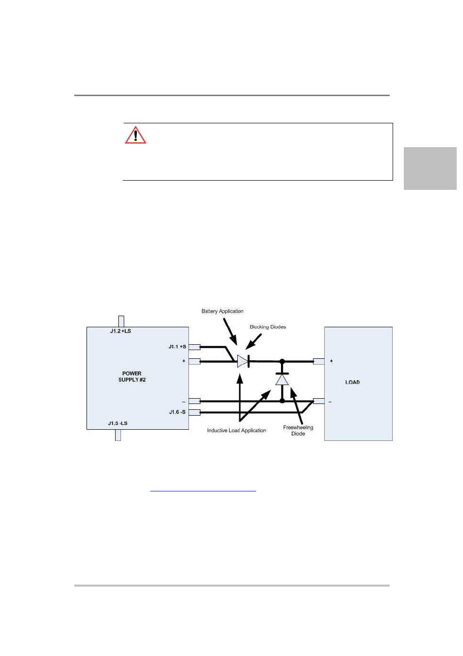 Inductive loads and batteries | AMETEK XG Family Programmable DC User Manual | Page 43 / 399