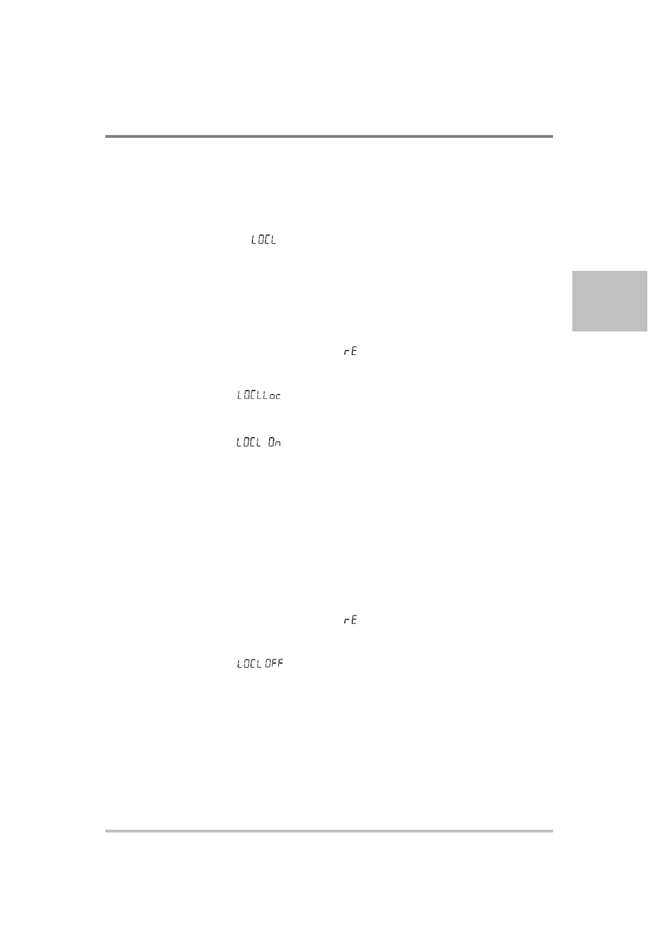 Local lockout, Enabling local lockout, Disabling local lockout | AMETEK XG Family Programmable DC User Manual | Page 87 / 399