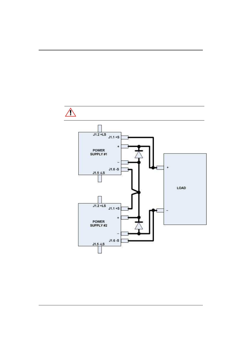 Caution: equipment damage | AMETEK XG Family Programmable DC User Manual | Page 94 / 399