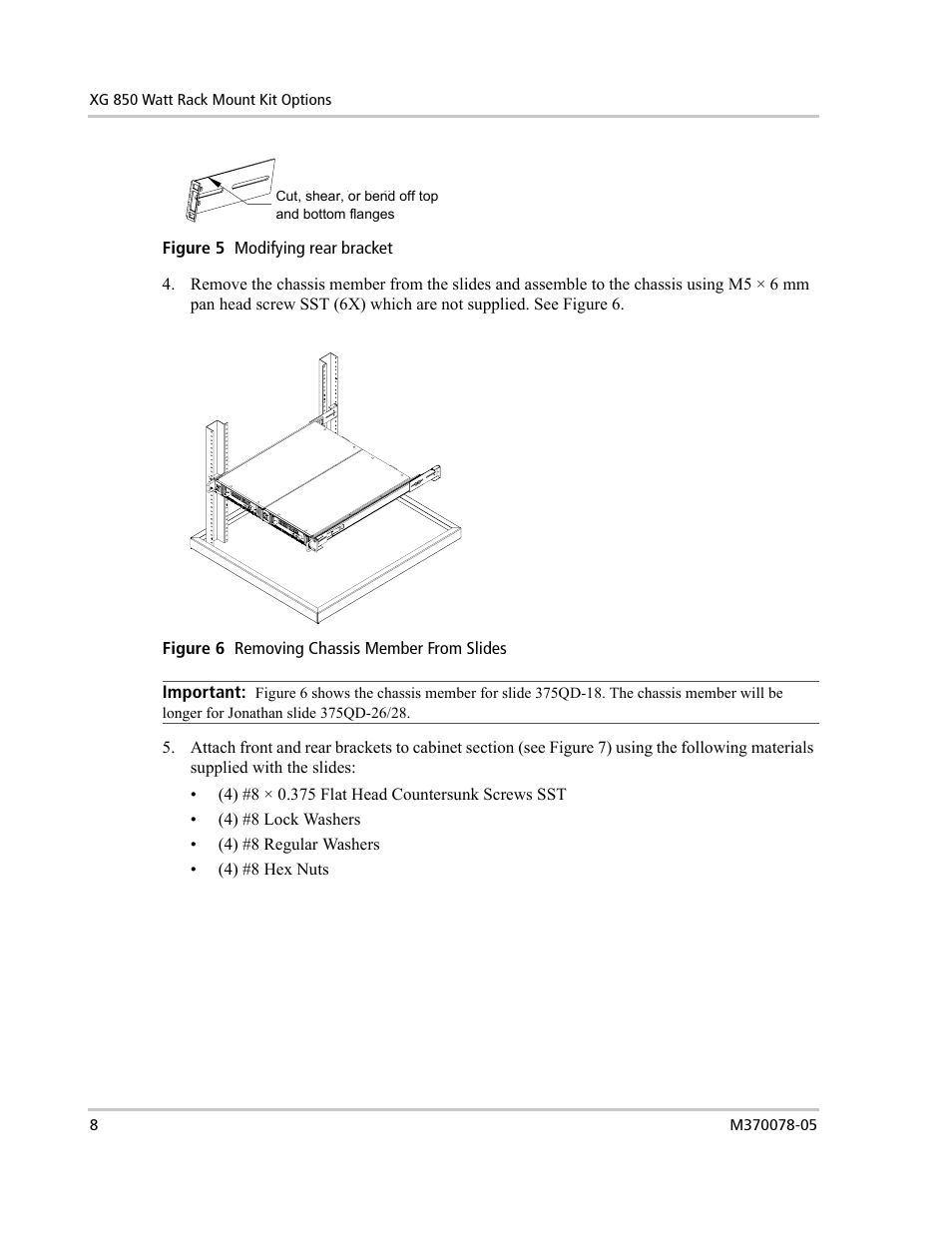 AMETEK XG 850 Watt Series Rack-Mount User Manual | Page 8 / 11