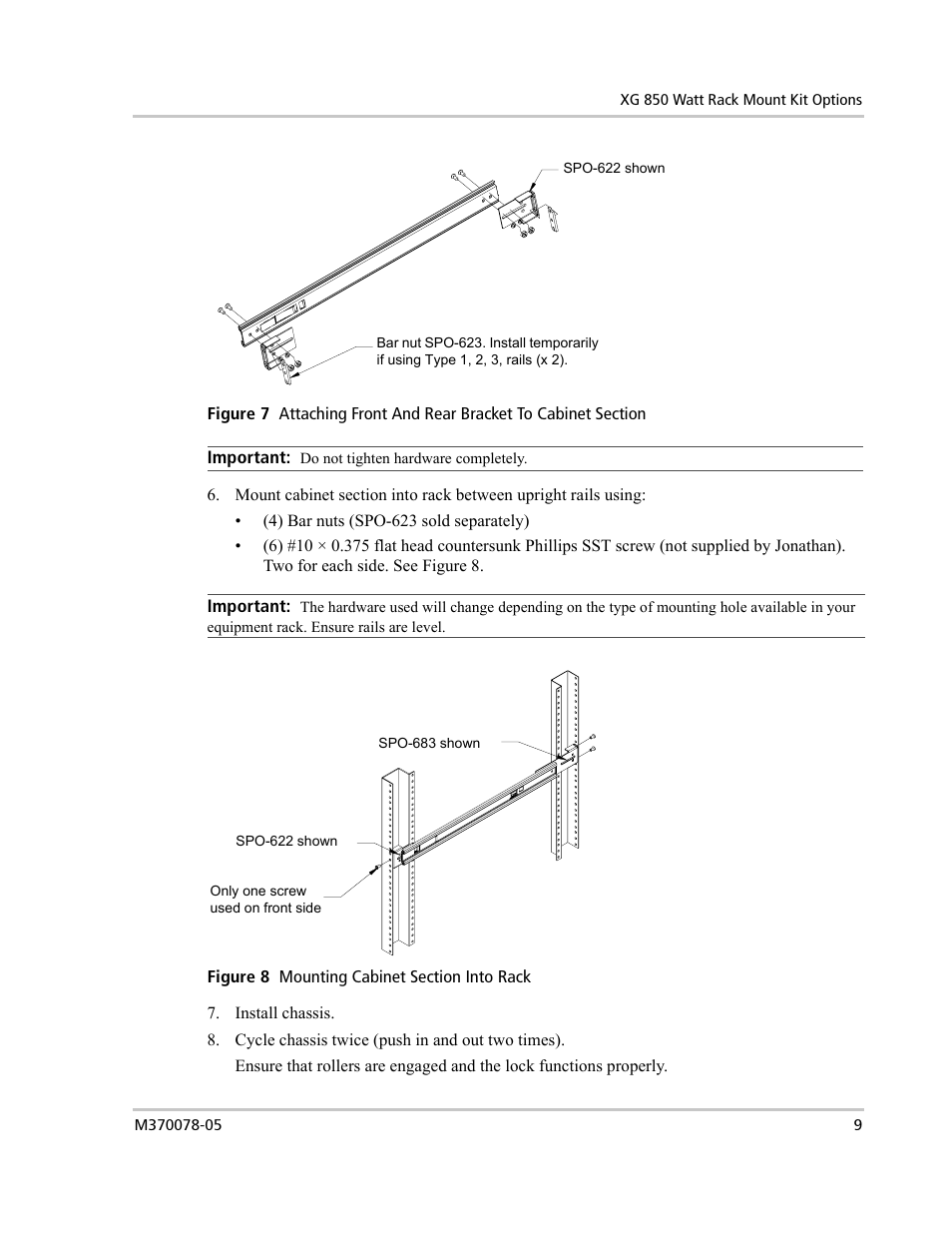 AMETEK XG 850 Watt Series Rack-Mount User Manual | Page 9 / 11