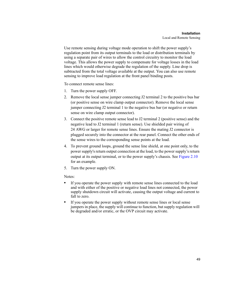 AMETEK XHR 1000 Watt Series User Manual | Page 49 / 82