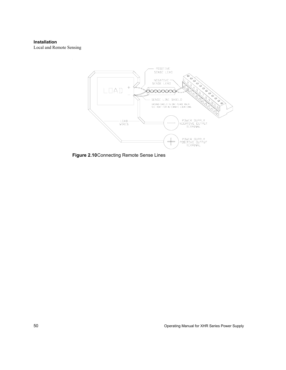 AMETEK XHR 1000 Watt Series User Manual | Page 50 / 82