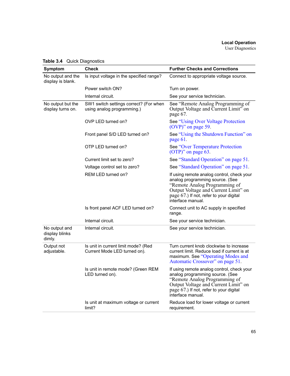 AMETEK XHR 1000 Watt Series User Manual | Page 65 / 82