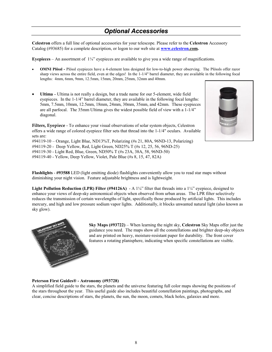 Celestron 60EQ User Manual | Page 8 / 9