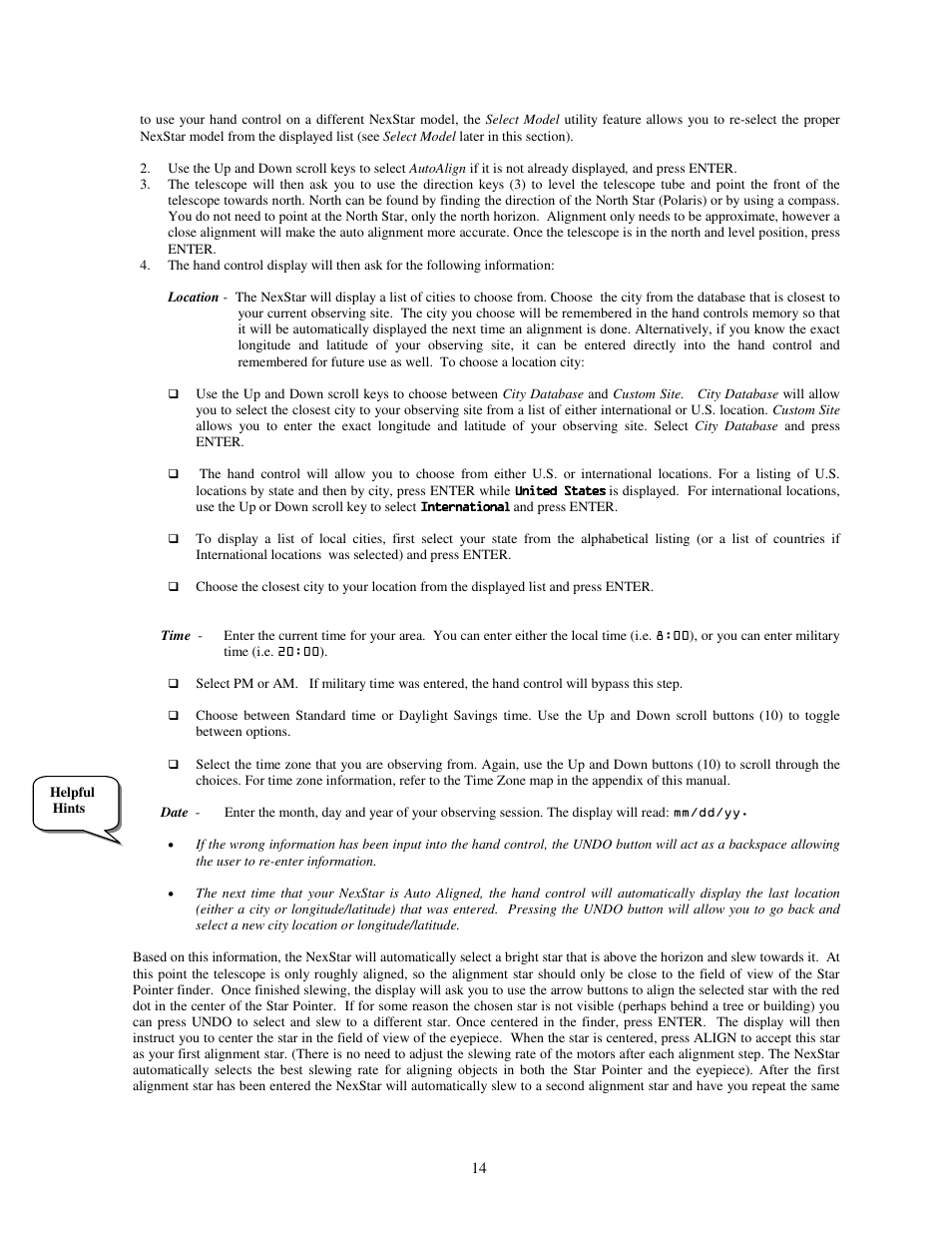 Celestron NEXSTAR 4 User Manual | Page 14 / 50