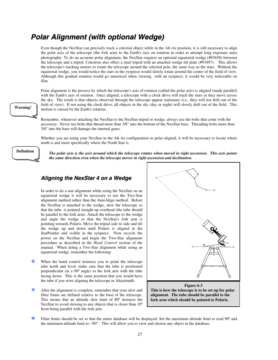 Celestron NEXSTAR 4 User Manual | Page 27 / 50