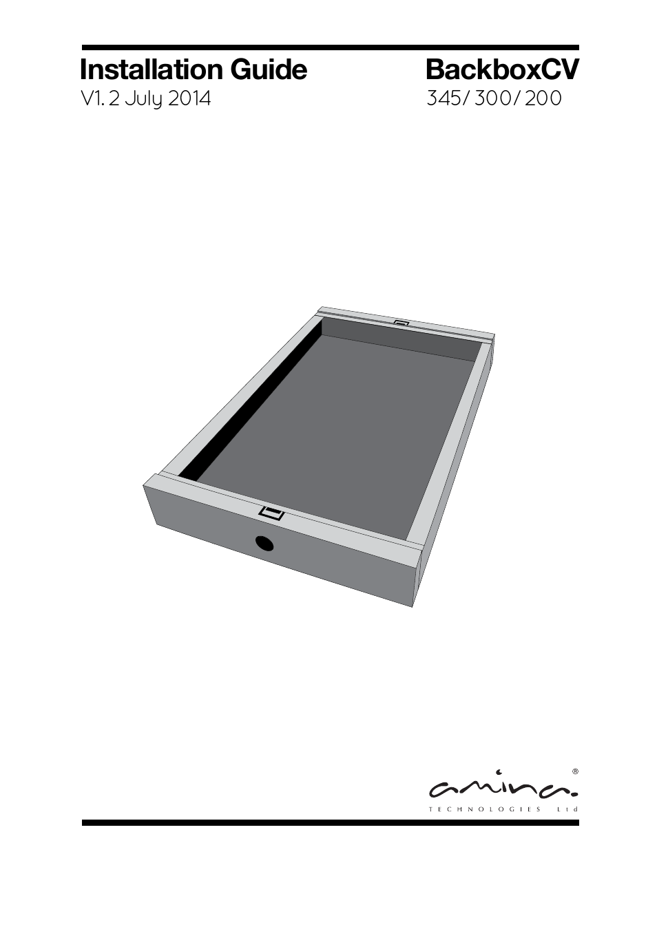Amina BackboxCV345 V1.2 User Manual | 16 pages