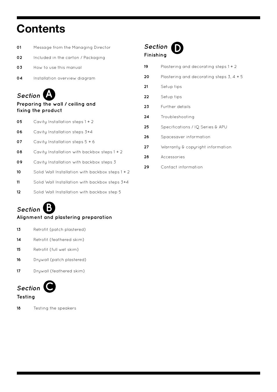 Amina iQ Developer Series User Manual | Page 3 / 32