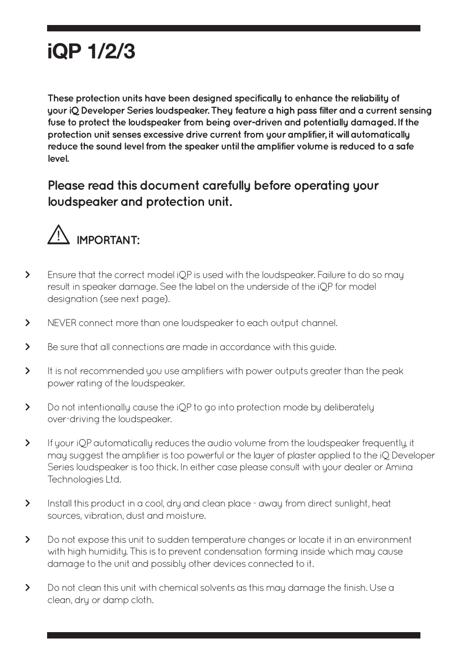 02 apu important, Iqp 1/2/3 | Amina iQP 1 User Manual | Page 2 / 8