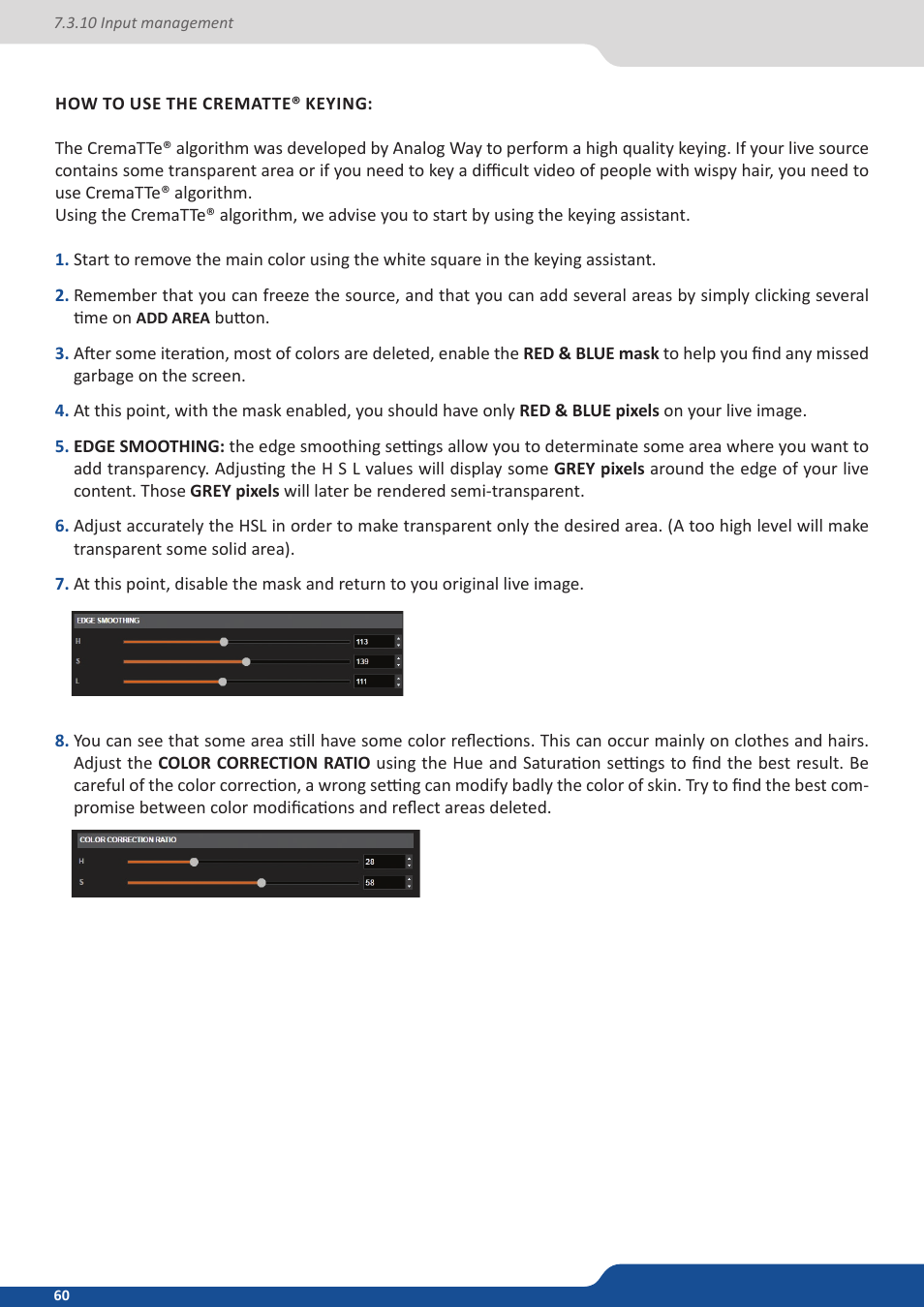 Analog Way ASCENDER 16 (LIVECORE) - Ref. ASC1602 User Manual User Manual | Page 60 / 118