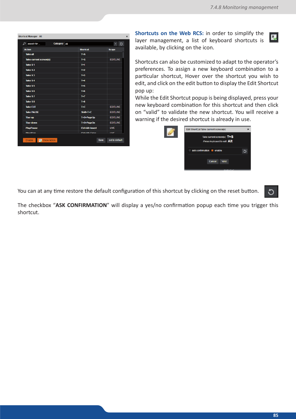 Analog Way ASCENDER 16 (LIVECORE) - Ref. ASC1602 User Manual User Manual | Page 85 / 118