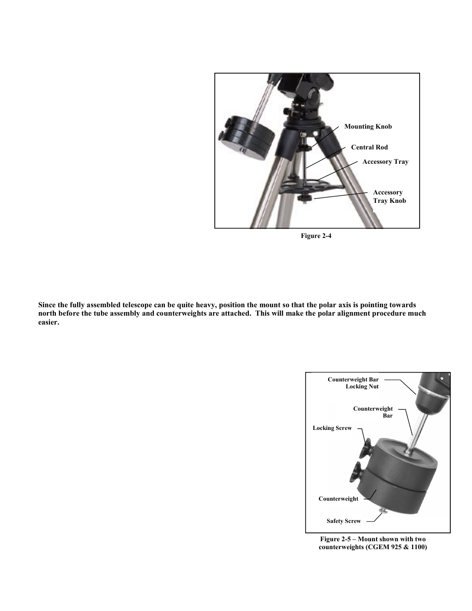 Celestron CGEM 1100 User Manual | Page 8 / 71