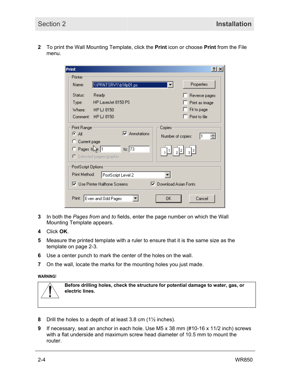 Motorola WR850GP User Manual | Page 20 / 95