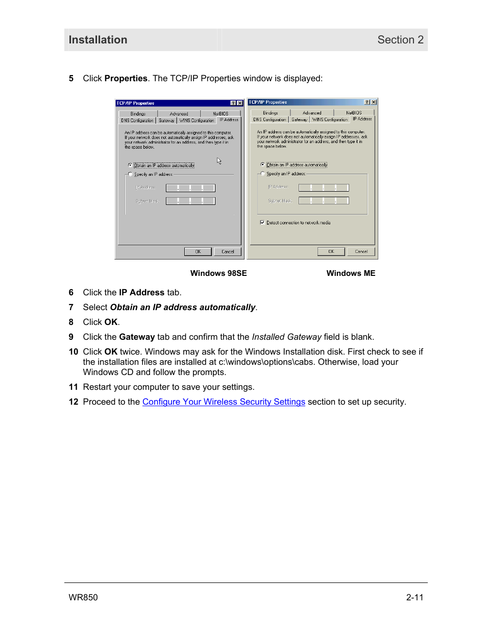 Motorola WR850GP User Manual | Page 27 / 95