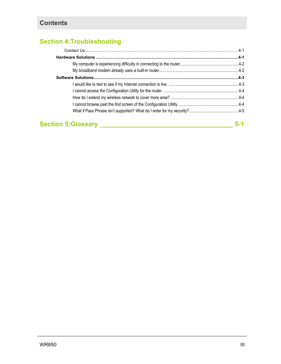 Motorola WR850GP User Manual | Page 6 / 95