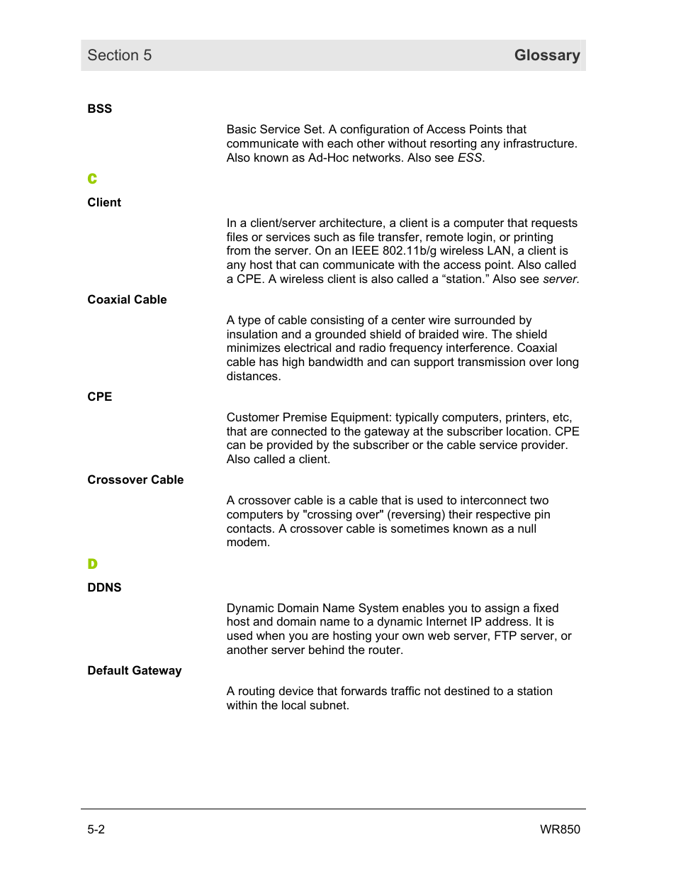 Motorola WR850GP User Manual | Page 84 / 95