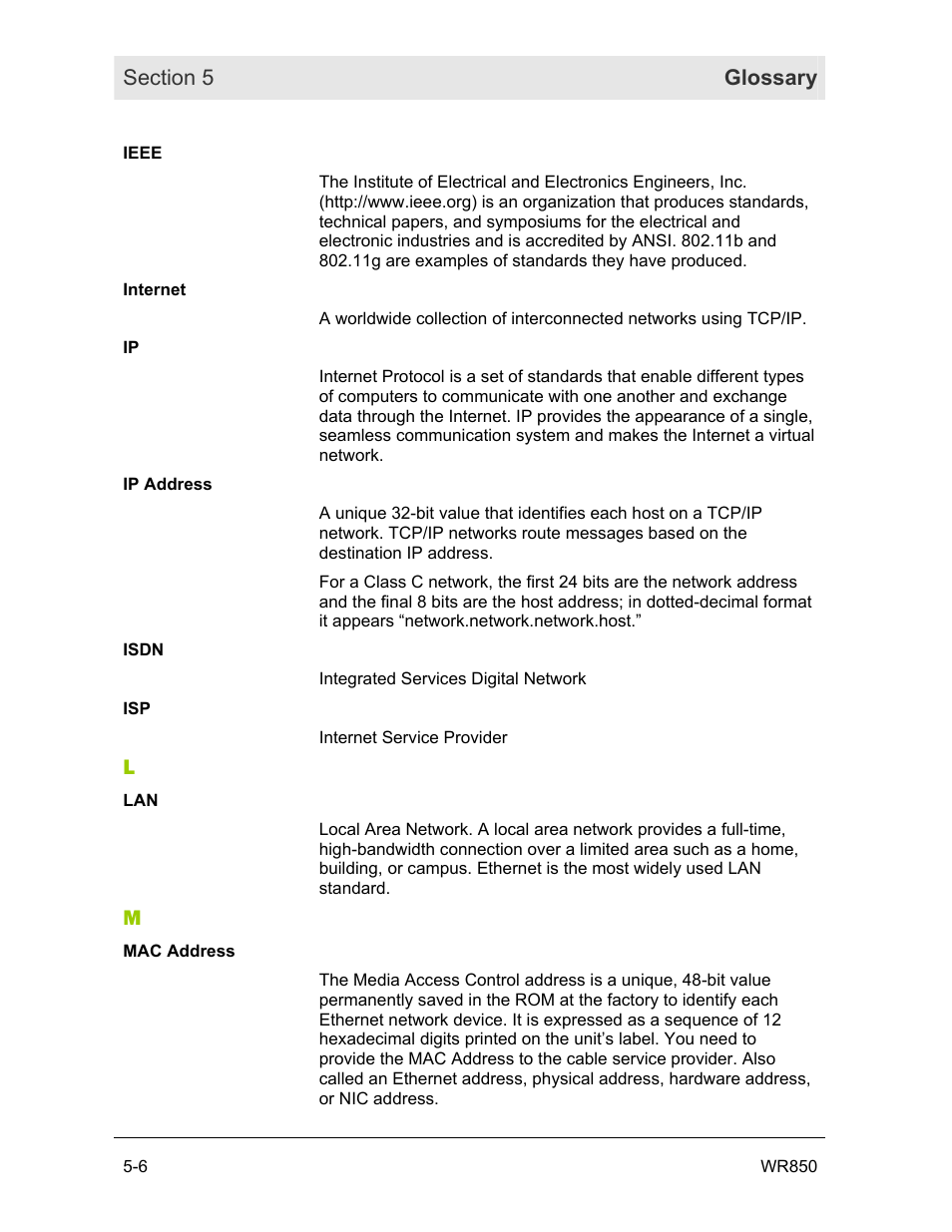 Motorola WR850GP User Manual | Page 88 / 95