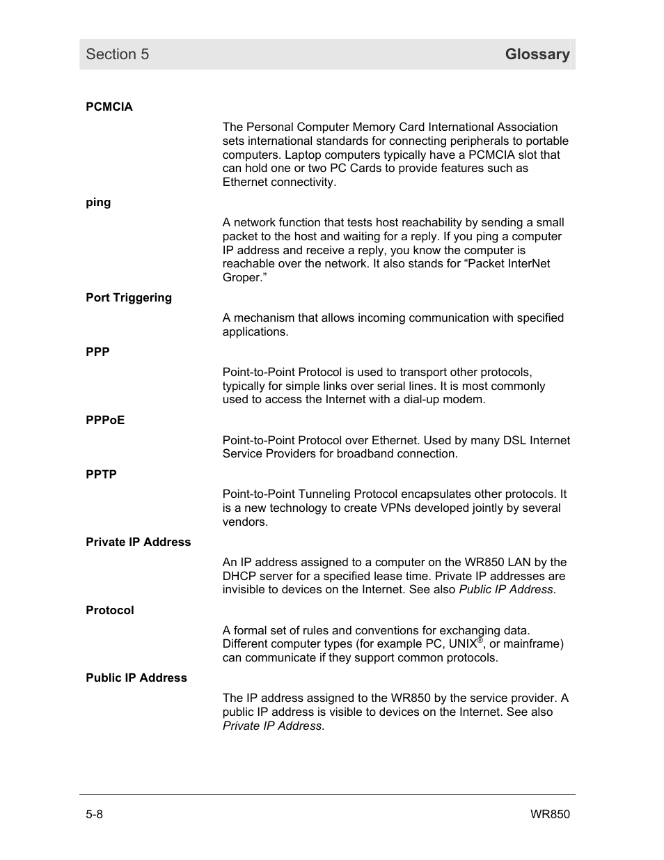 Motorola WR850GP User Manual | Page 90 / 95