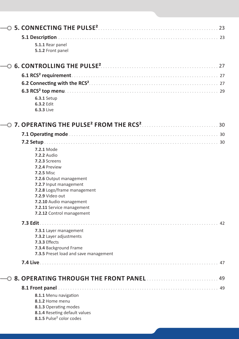 Analog Way PULSE2 (MIDRA) - Ref. PLS350 User Manual User Manual | Page 4 / 100